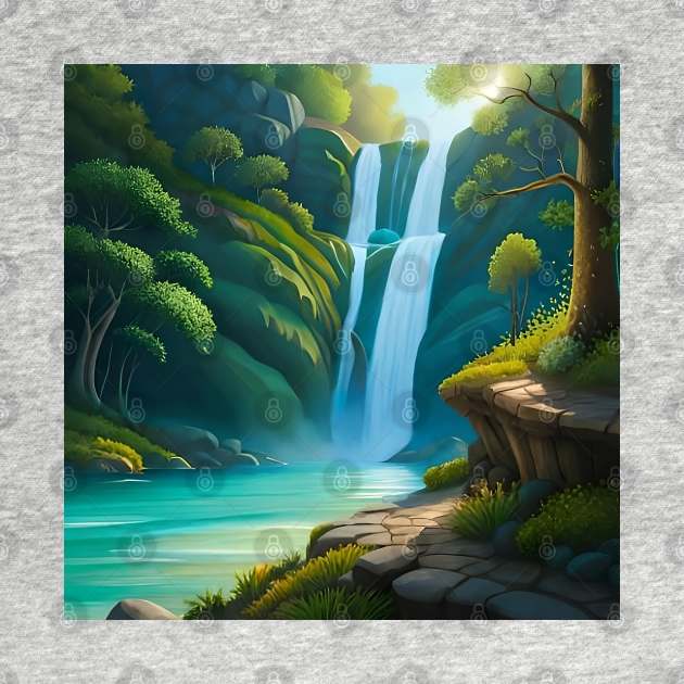 ForestFalls - Mystic Forest Nature Design by DanDesigns